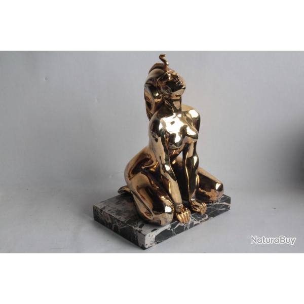 Sculpture Pilar FRANCESCH Le Sphinx Femme nue
