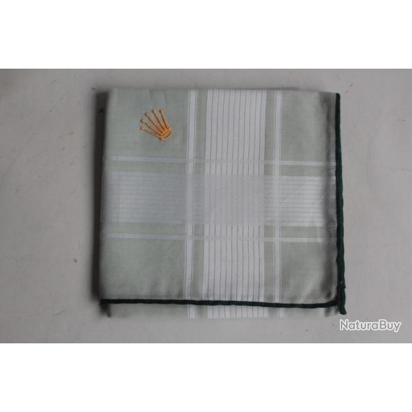 ROLEX Mouchoir publicitaire logo brod