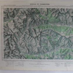 Ancienne Carte IGN Aiguille de Chambeyron 1/50000