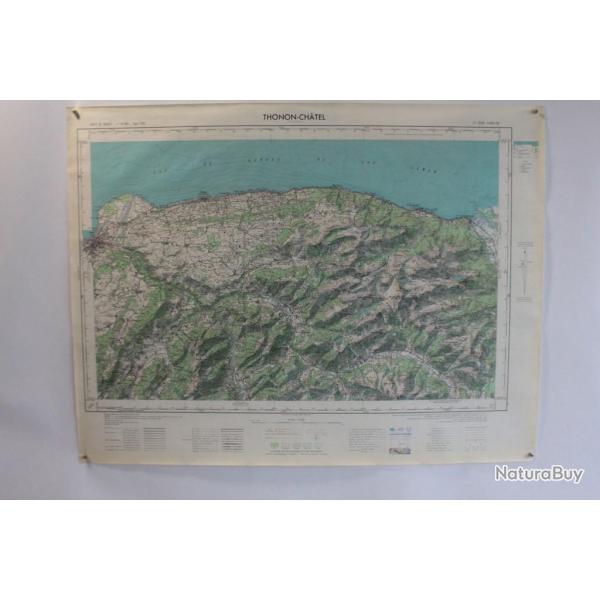 Ancienne Carte IGN Orcires 1/50000 type 1922