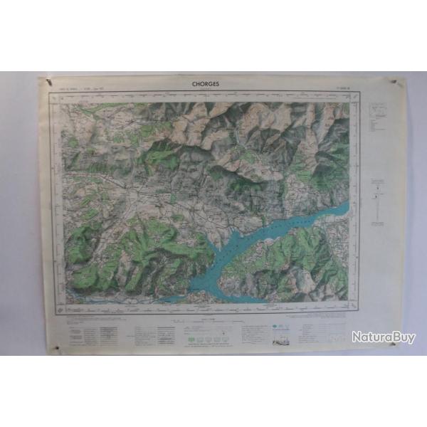 Ancienne Carte IGN Orcires 1/50000 type 1922