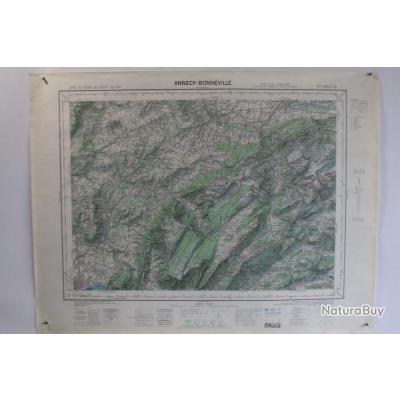 Ancienne Carte IGN Annecy - Bonneville 1/50000 type 1922 - Livres ...