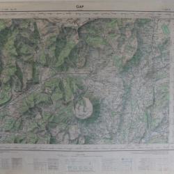 Ancienne Carte IGN Gap 1/50000 type 1922