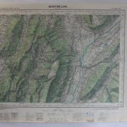 Ancienne Carte IGN Montmélian 1/50000 type 1922