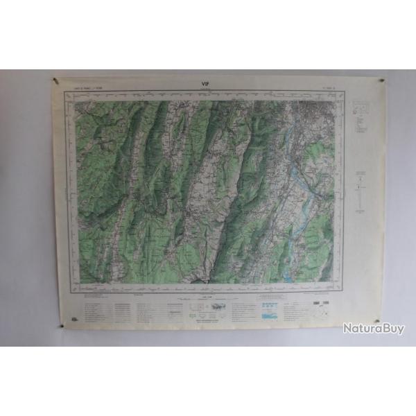 Ancienne Carte IGN Vif 1/50000 type 1922