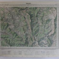 Ancienne Carte IGN Dieulefit 1/50000 type 1922