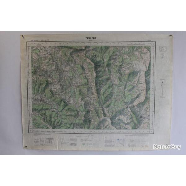 Ancienne Carte IGN Dieulefit 1/50000 type 1922