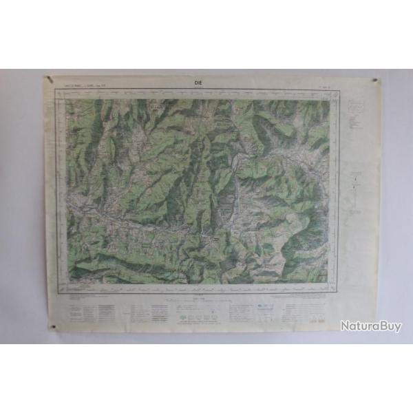 Ancienne Carte IGN Die 1/50000 type 1922
