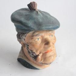 Pot à tabac figuratif Marin terre cuite Le Havre