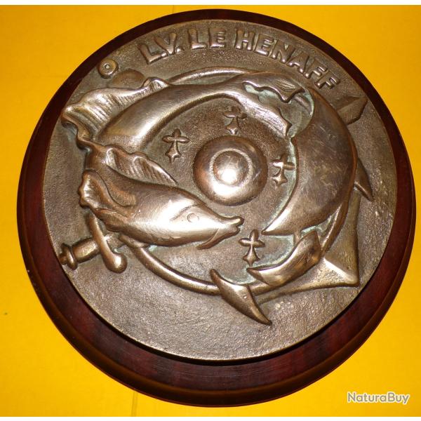 MARINE : TAPE DE BOUCHE L.V. LE HENAFF DE LA MARINE NATIONALE FRANCAISE ,FABRICATION FRANCE , BON ET