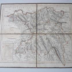 Carte Canton d'Argovie 1822
