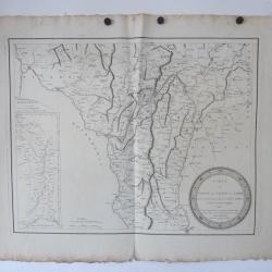 Carte du Canal de Saône et Loire