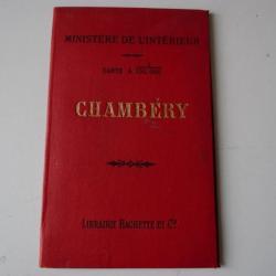 Carte 1/10000 Chambéry 1895 Savoie