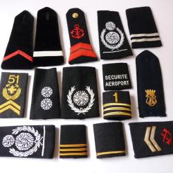 Lot de galons de Pompier (15)