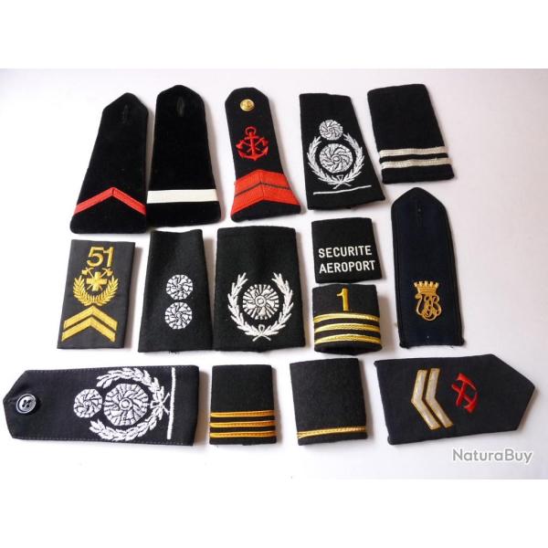 Lot de galons de Pompier (15)