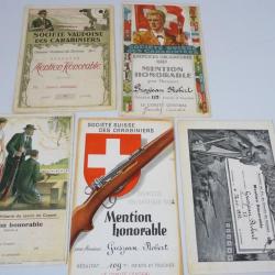 Mention honorable de tir (5) militaria