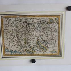 Carte géographique Canton Zurichou Suisse 1635-38