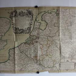 Carte géographique Dix-sept Provinces des Pays-Bas Cordier 1675