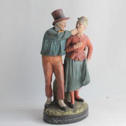 Couple terre cuite l'Isle Adam n°2085 Mon Gouvernement