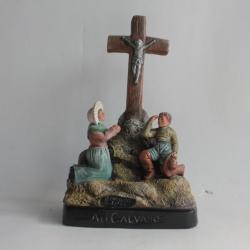 Couple croyant terre cuite l'Isle Adam n°452 Boulogne sur mer