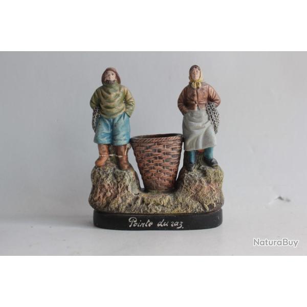 Pcheur terre cuite l'Isle Adam n2003 Pointe du gaz