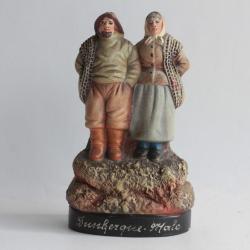 Pêcheur terre cuite l'Isle Adam n°1947 Dunkerque St Malo