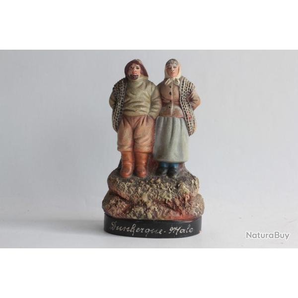 Pcheur terre cuite l'Isle Adam n1947 Dunkerque St Malo