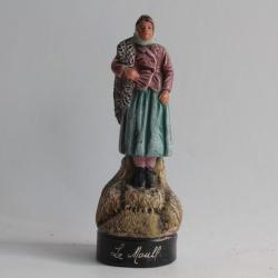 Pêcheuse terre cuite l'Isle Adam n°390 Le Moull