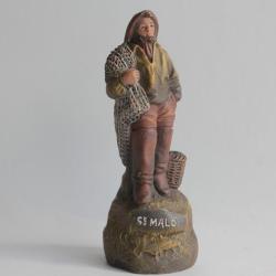 Pêcheur terre cuite l'Isle Adam n°22 St Malo