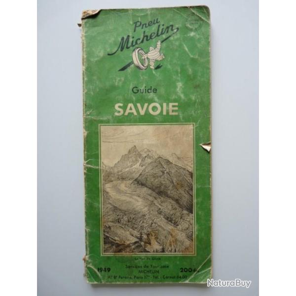 Guide Michelin France SAVOIE 1949