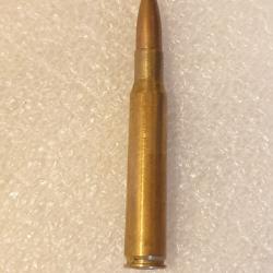 Cartouche 30.06 am&eacute;ricaine neutralis&eacute;e dat&eacute;e 1942 fabricant F.A. (M.20.IS.2)