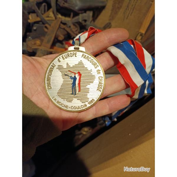 M�daille parcours de chasse europ�en 1985