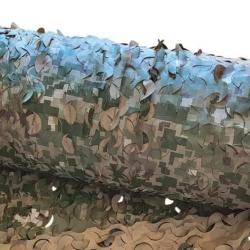 Filet de camouflage &agrave; la d&eacute;coupe (2m de large) - Camo Digital Digital woodland