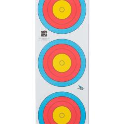Blason FITA Avalon 60cm 3 spots- standard centre vertical - 5 rings
