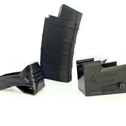 RÉDUCTION CHARGEUR TOURSEKEV POUR BARILLETS TR50 CAL.50 T4E AVEC TALON DE CHARGEUR +ATTACHE CHARGEUR