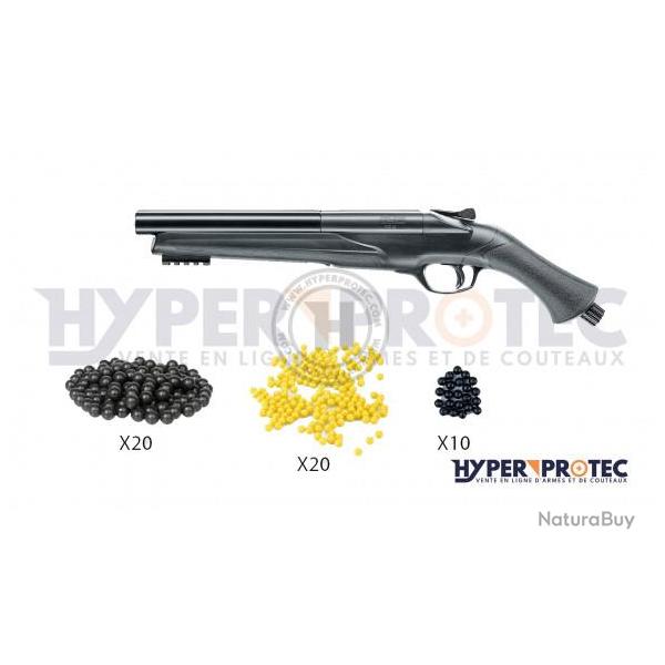 Pack dcouverte Fusil T4E HDS68 TS68 Gen2 Dfense balle caoutchouc calibre .68