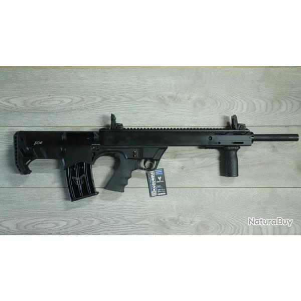 Final Arms, Fusil � pompe Bullpup FD12, canon ray� cal 12, Cat C Noir 61 cm Droitier Ray� faible dis