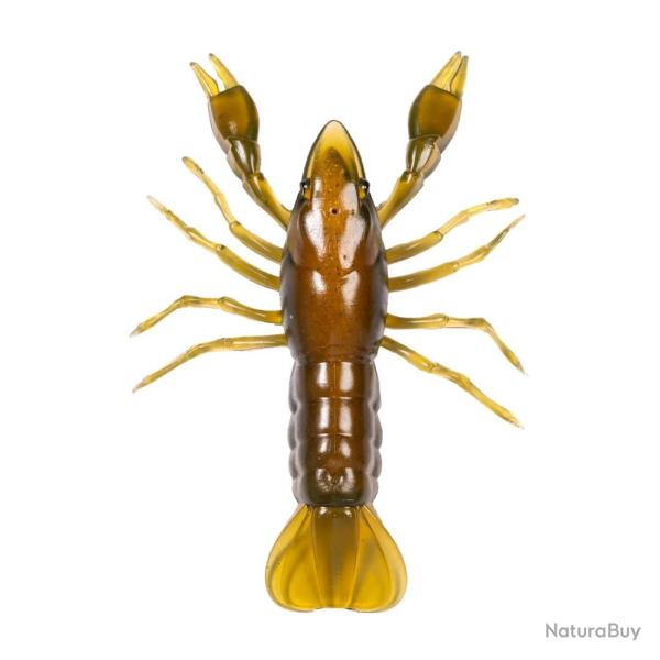 Leurre Souple Live Target Unrigged Crawfish 7,1cm 7,1cm par 5 Green Brown