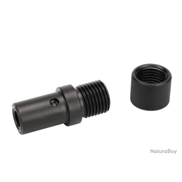 Adaptateur silencieux 1/2 UNF pour Pistolet PCP Steyr LP
