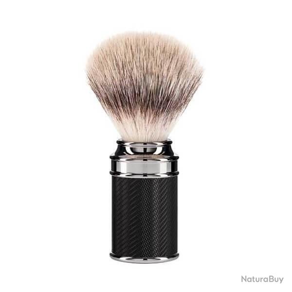 Blaireau Muhle Tradition monture mtal chrom noir 31M89Black