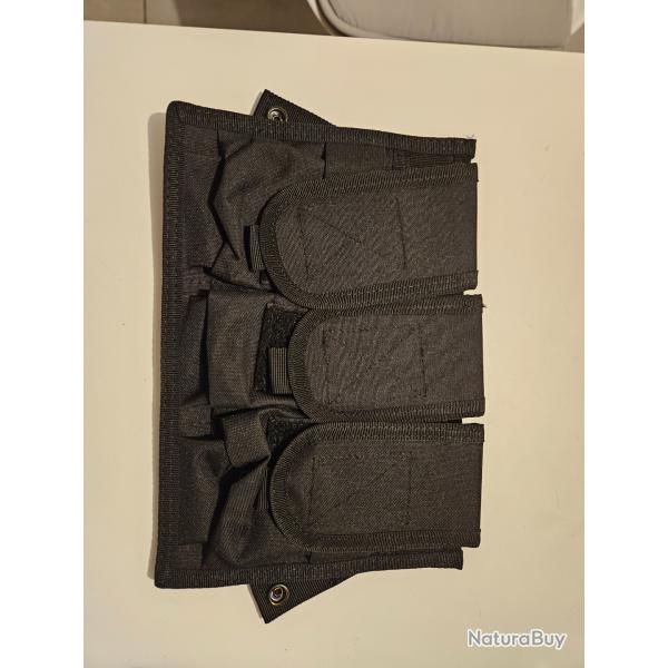 Pochette tactique triple en cordura