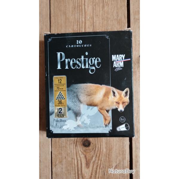 12/70 Mary Arm Prestige no2 et no1 36g bte 10 cartouches