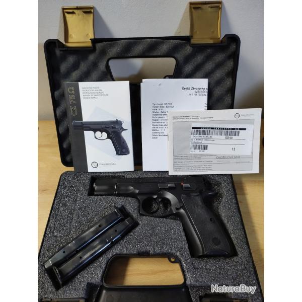 PISTOLET CZ 75B OMEGA EN 9MM