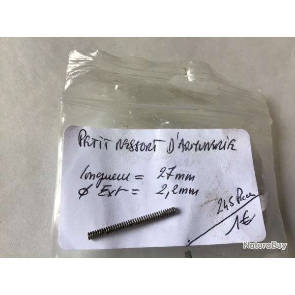 VENDU PAR LE-CUIRASSIER PETIT RESSORT BOUDIN D'ARMURERIE