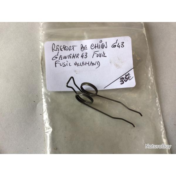 VENDU PAR LE-CUIRASSIER RESSORT DE FUSIL ALLEMAND GEWEHR 43  (G43)