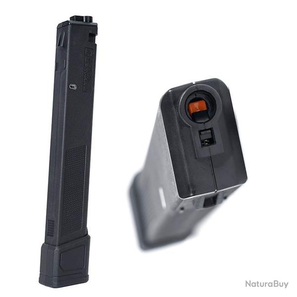 Chargeur mid-cap 140 billes PTS EPM AR9 ARP9 et BattleX - black