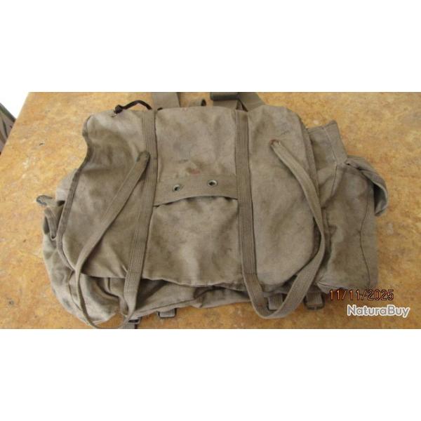ARMEE FRANCAISE TAP parachutiste  MUSETTE TAP mode1950-53 Indochine Algrie commando chasse lgion