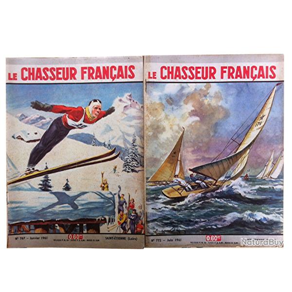 revue "le chasseur fran�ais" ann�e 1961 compl�te