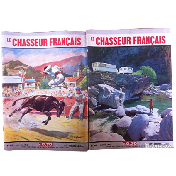 revue "le chasseur fran�ais" ann�e 1966 compl�te