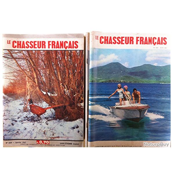 revue "le chasseur fran�ais" ann�e 1967 compl�te